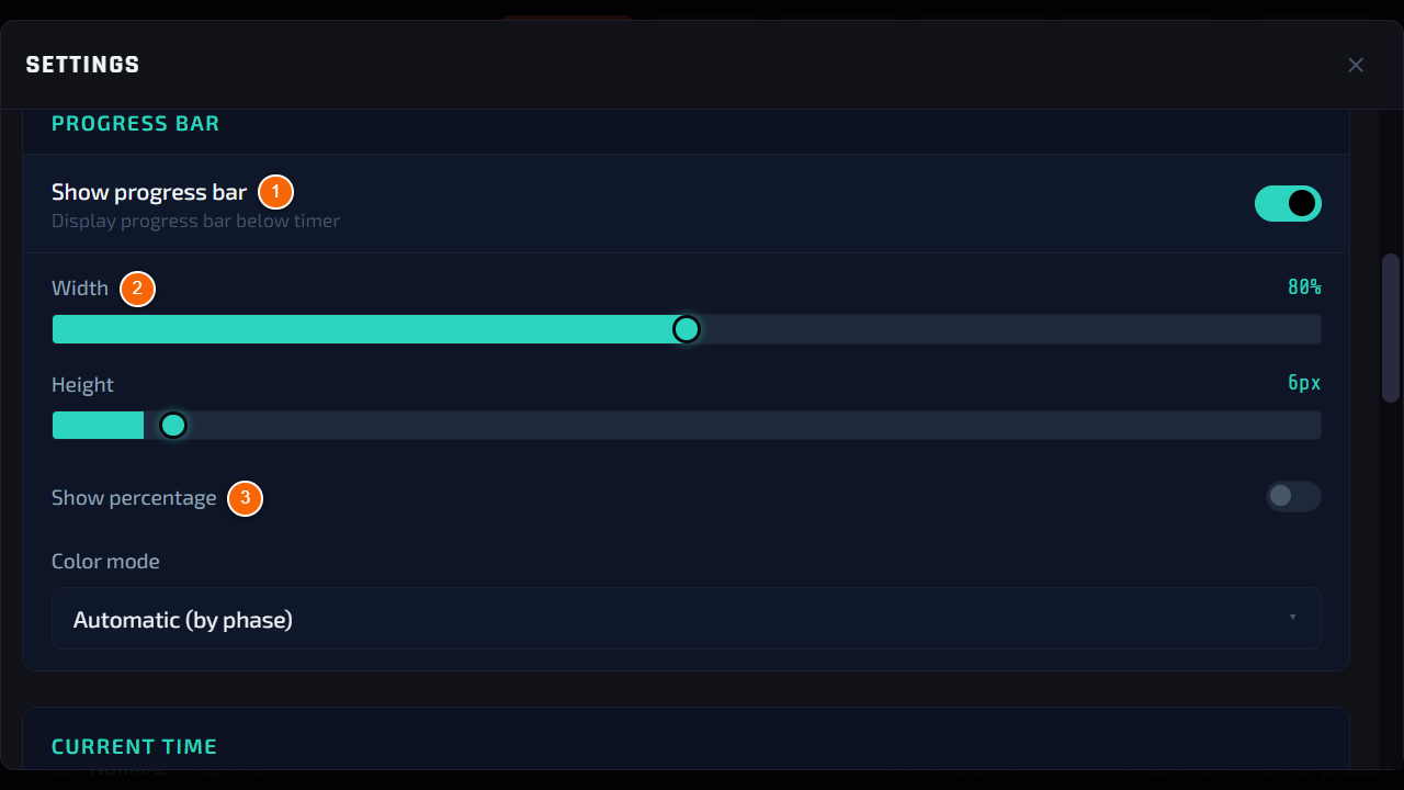 Progress bar