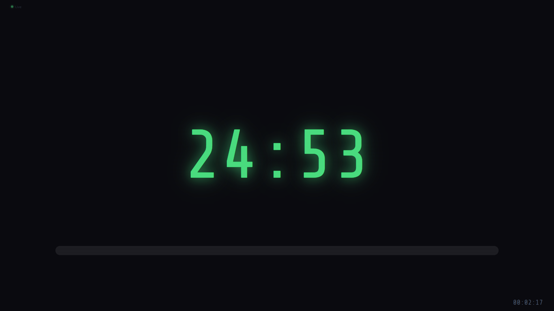 The /timer view