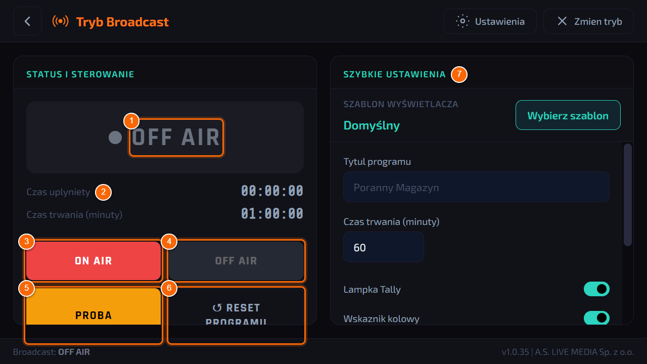 Panel Broadcast